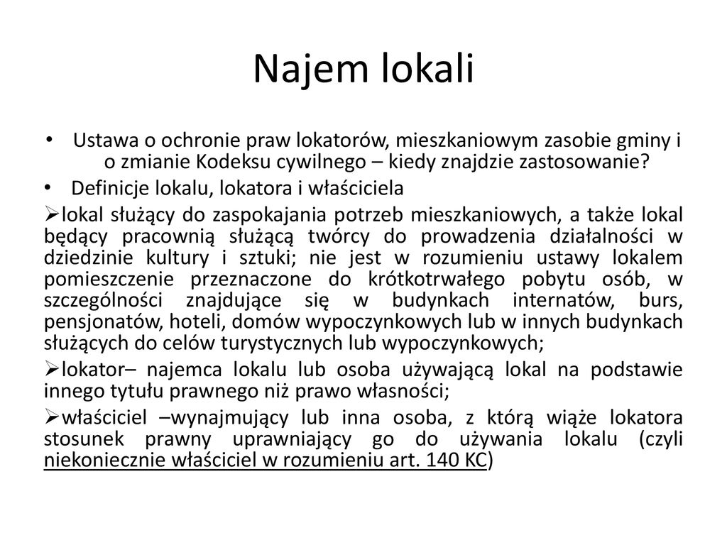 Art 8a Ustawy O Ochronie Praw Lokatorów Wynajem mieszkania na pokoje a ustawa o ochronie praw lokatorów
